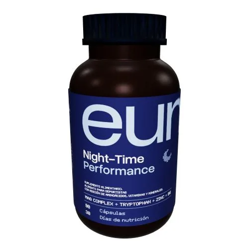 Night Time Performance Mag Complex + Tryptophan + Zinc + B6 90 capsulas