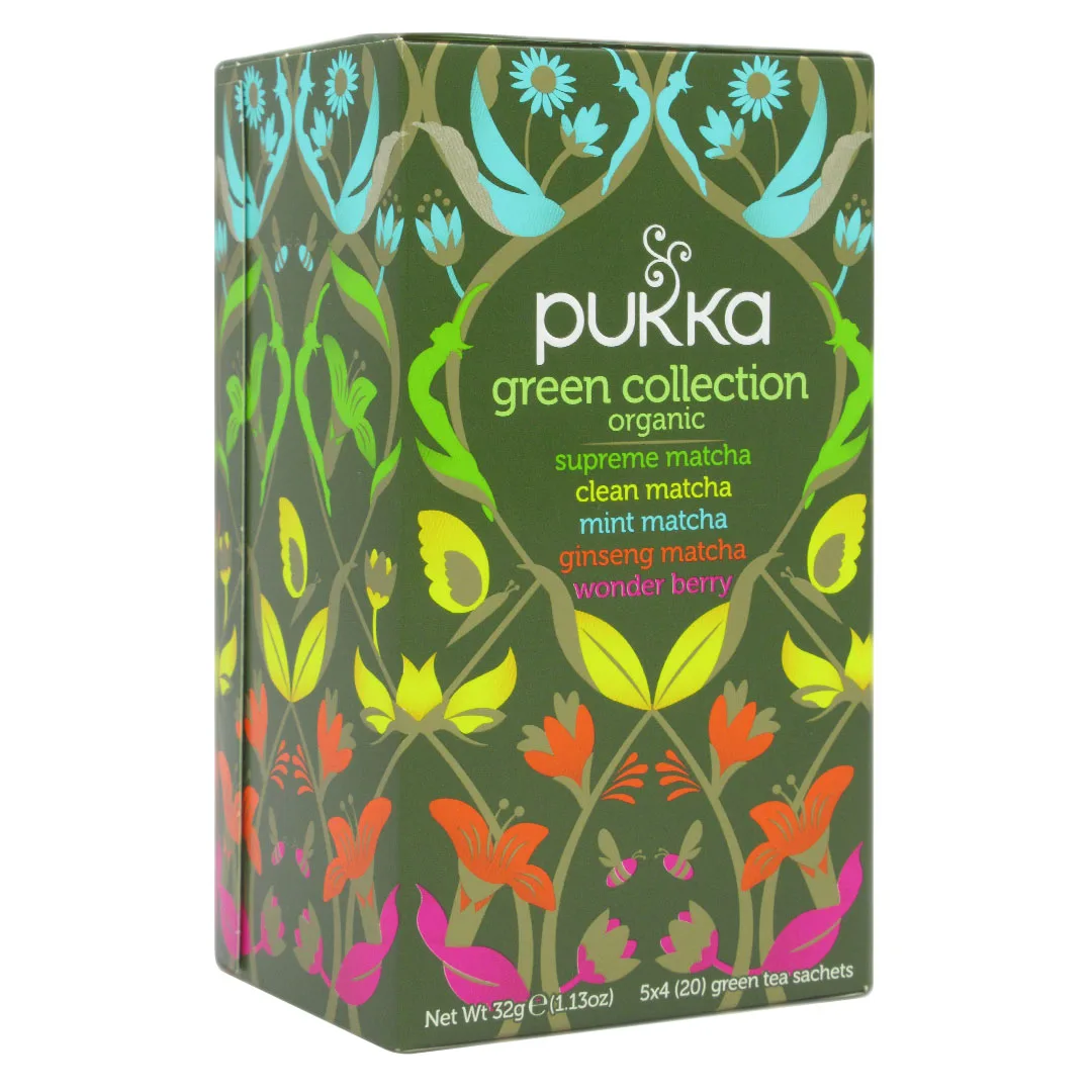Mix de Té Verde e infusiones Green Collection 20 Bolsas