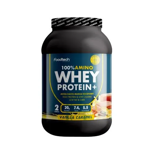 Whey Protein 100% Amino Sabor Vainilla Caramelo 2 Lb