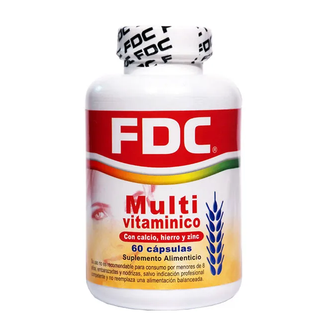 Multivitaminico con Calcio hierro y Zinc 60 comprimidos
