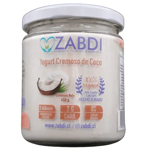 Yogurt cremoso de coco 450 gr