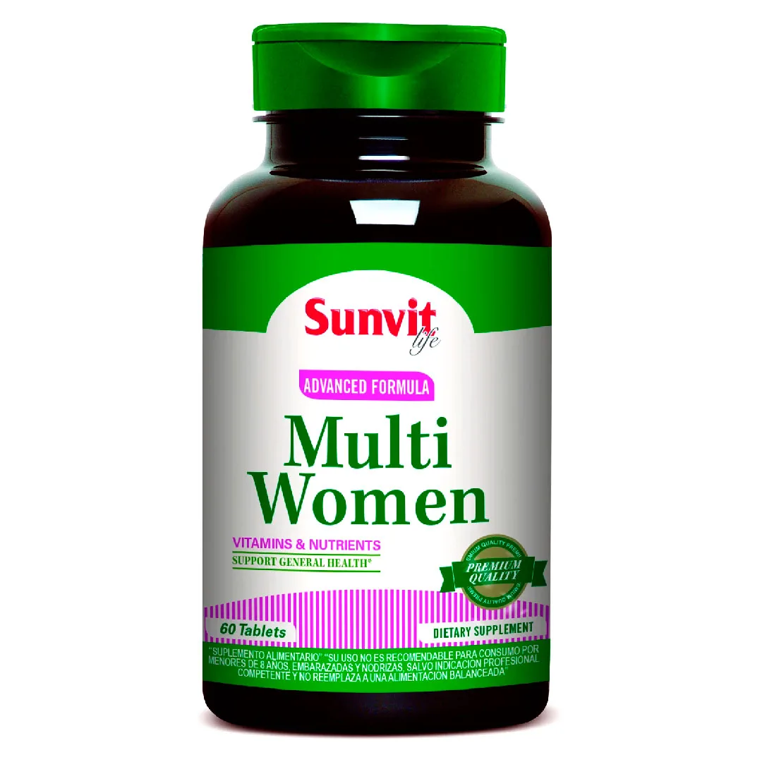 Multivitaminico Para Mujer Multi Women 60 Tabletas