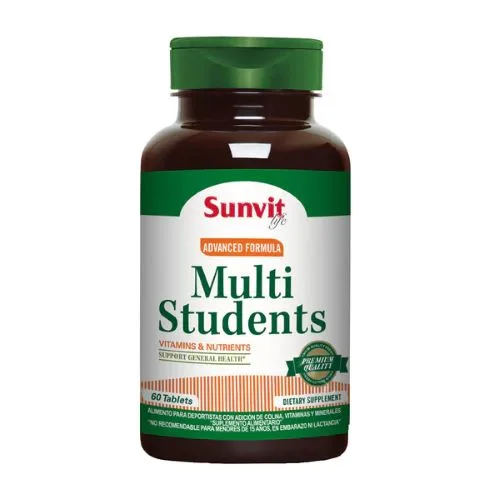 Multivitaminico Para Jovenes Students 60 Tabletas