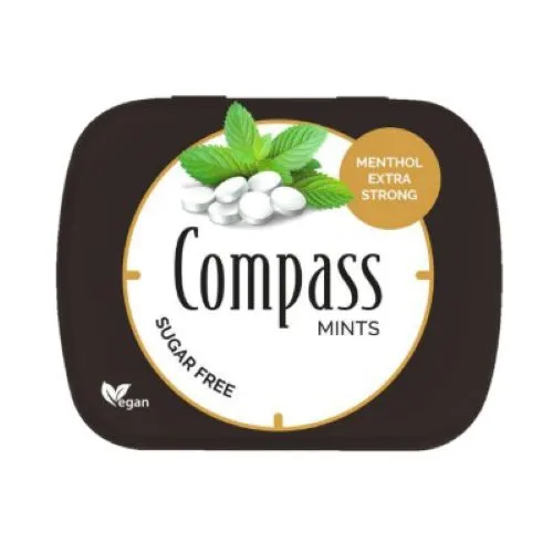 Mentas Sabor Extra Menta sin azúcar Veganas 50Unidades