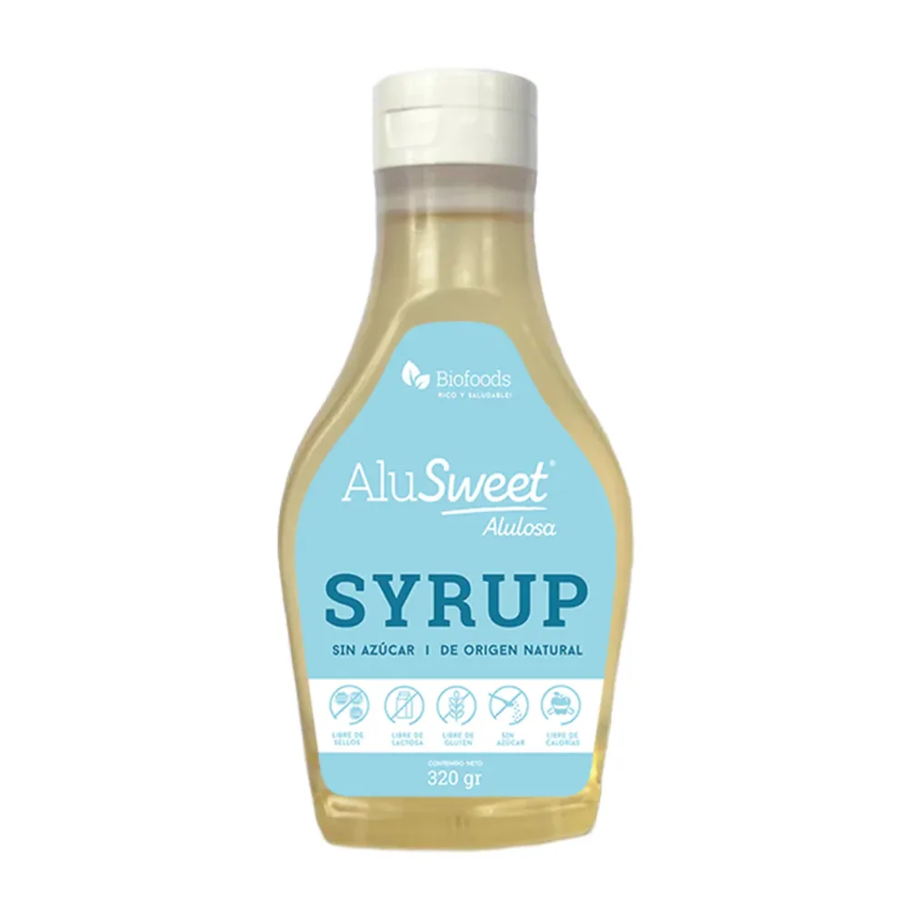 Alulosa Syrup Original Sin Azúcar Libre de Gluten-Lactosa 320 gr