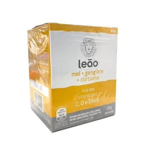 Té con Vitaminas Miel, Jengibre y Cúrcuma 20Gr 10Saches