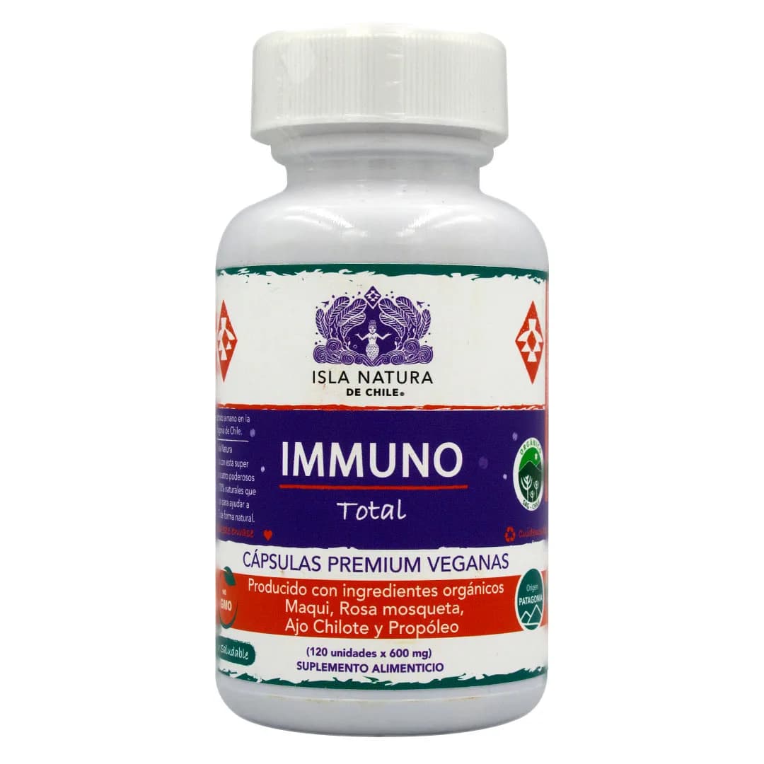 Inmuno Total Orgánico Veganas 600 mg 120 Capsulas