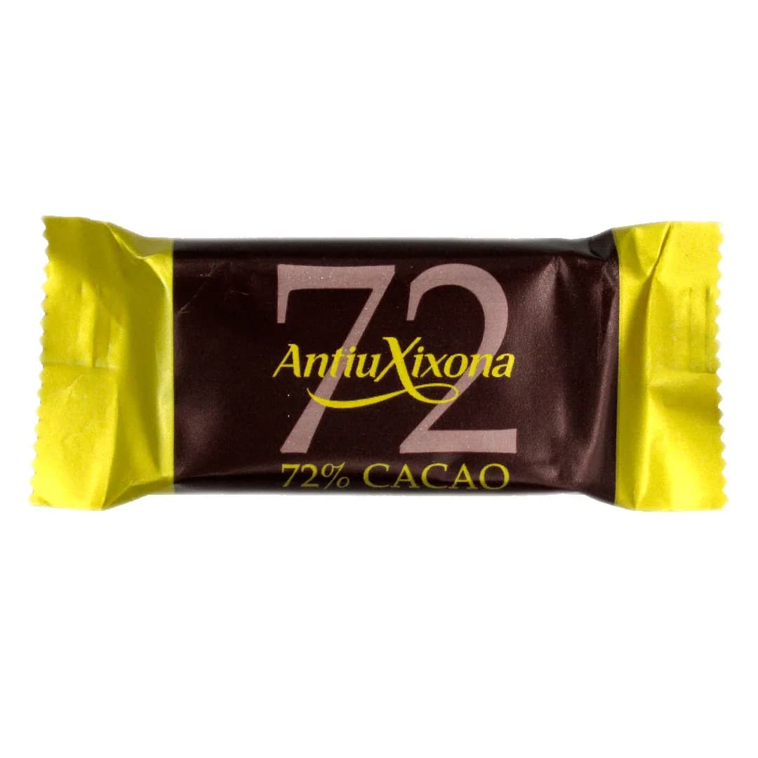 Mini Barra de Chocolate Noir-Dark-Negro 72% Cacao 20 grs