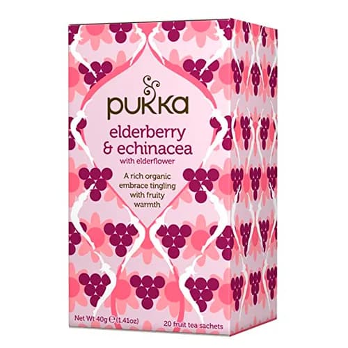 Infusión frutal de Sauco y Equinácea elderberry & echinacea 20 Bolsas