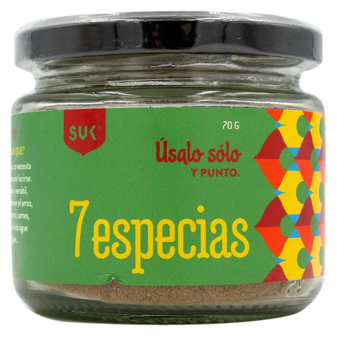 7 especias Condimento Oriental Baharat 70 grs