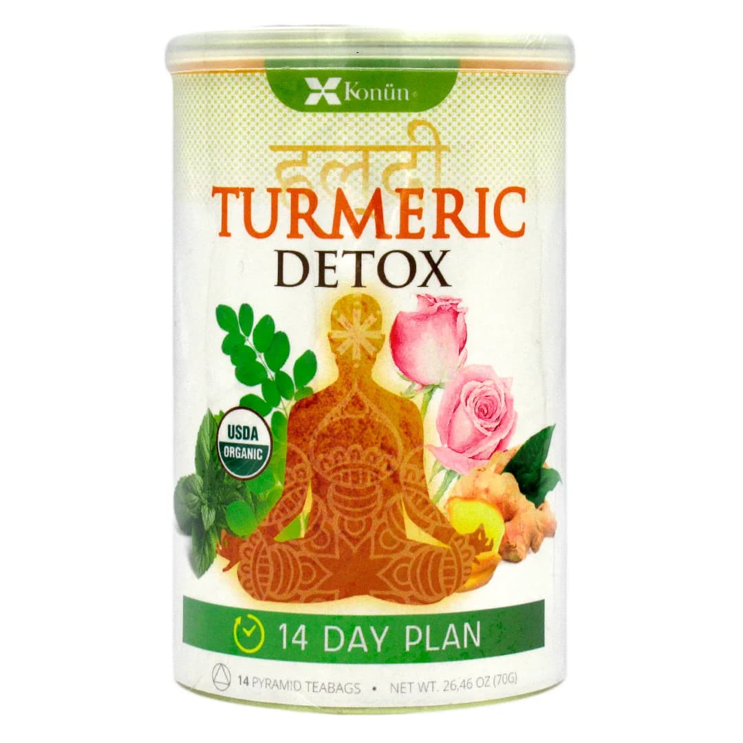 Infusion Orgánico Detox de Cúrcuma 14 bolsitas