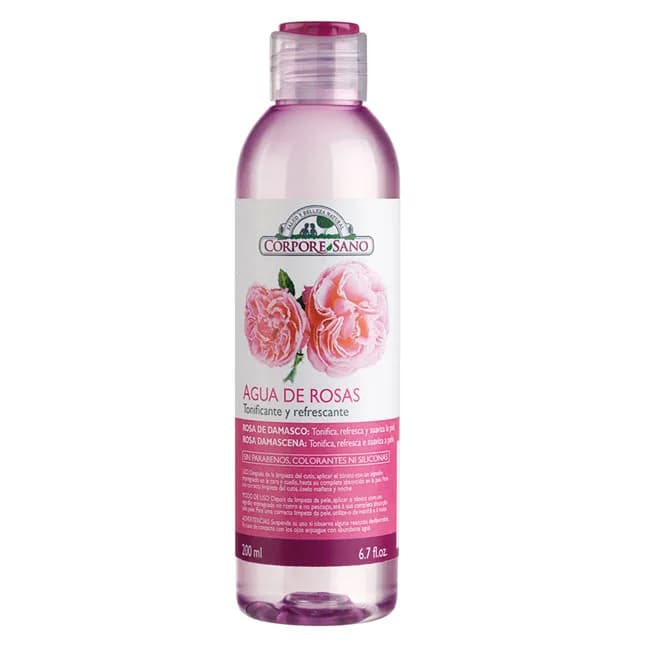 Agua de RosasTonificante y Refrescante 200 ml