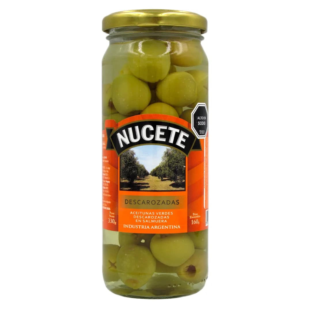Aceituna Verde sin Carozo Frasco 160 grs