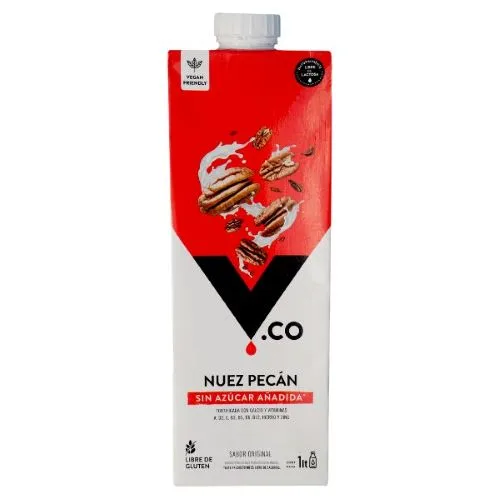 Bebida Vegetal de Nuez Pecan Sabor Original Sin Azúcar 1 Lt