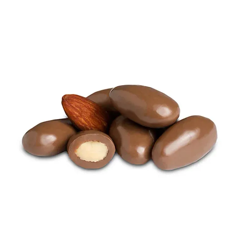 Almendras Bañadas en Chocolate, sin Azúcar Añadida, 250 g