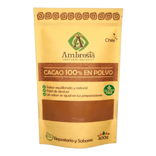 Cacao en Polvo Libre de Gluten 400 grs
