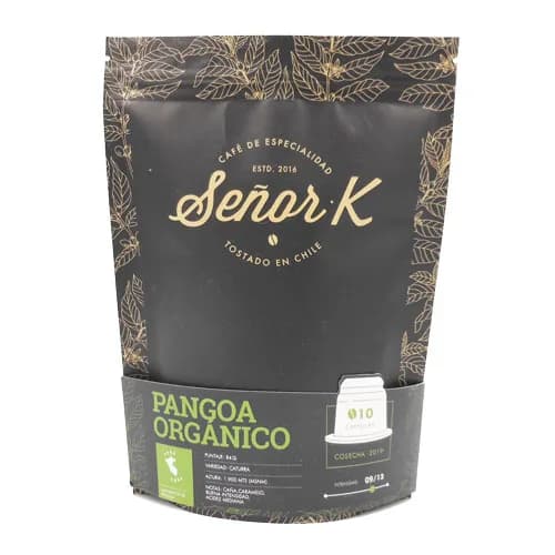 Café Peruano Pangoa Orgánico, 10 Cápsulas Biodegradables