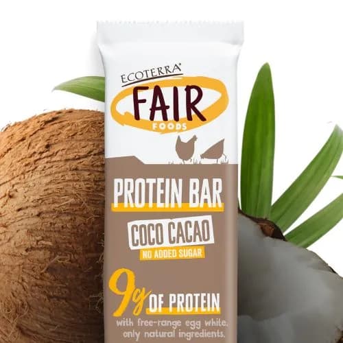 Barra de Proteína sin Azúcar añadida Sabor Coco Cacao 42 gr