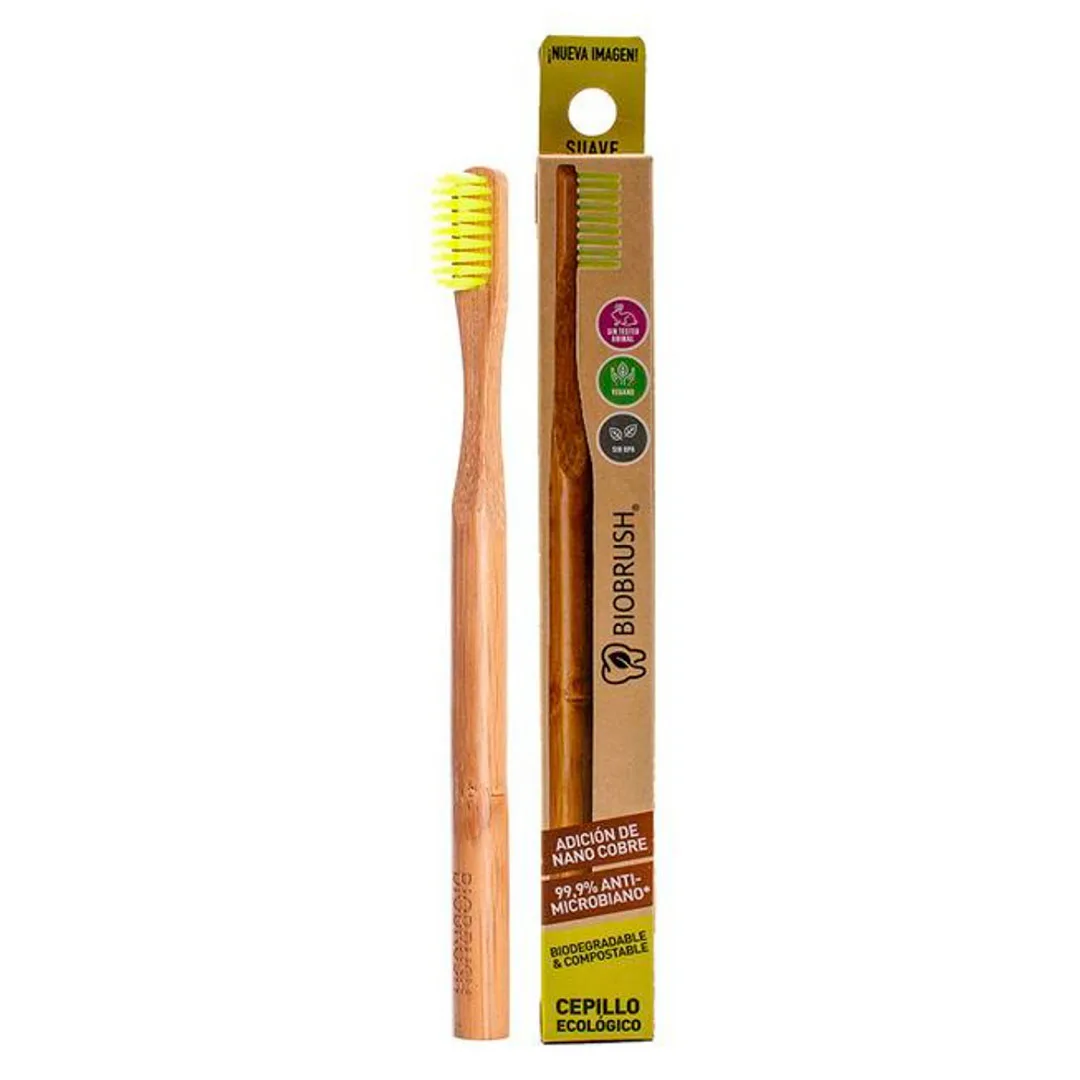 Cepillo de Dientes Suave Amarillo
