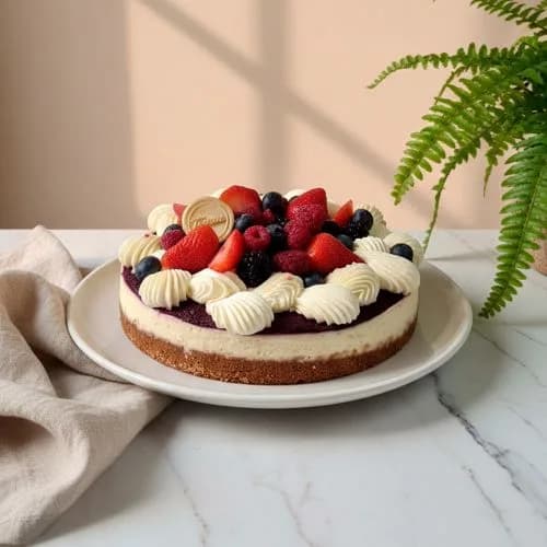 Cheesecake de Berries Keto, Sin Azúcar Añadida, 1100 g
