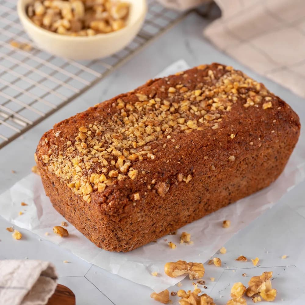 Queque Nuez Canela, Keto, Sin Azúcar Añadida, 450 g