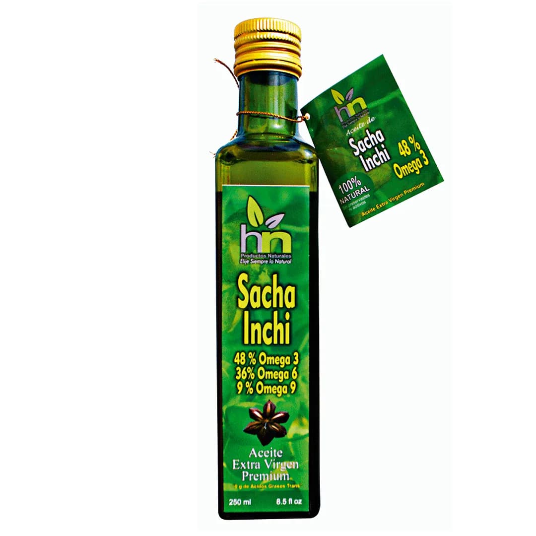 Aceite de Sacha Inchi Alto en Omegas 250 ml