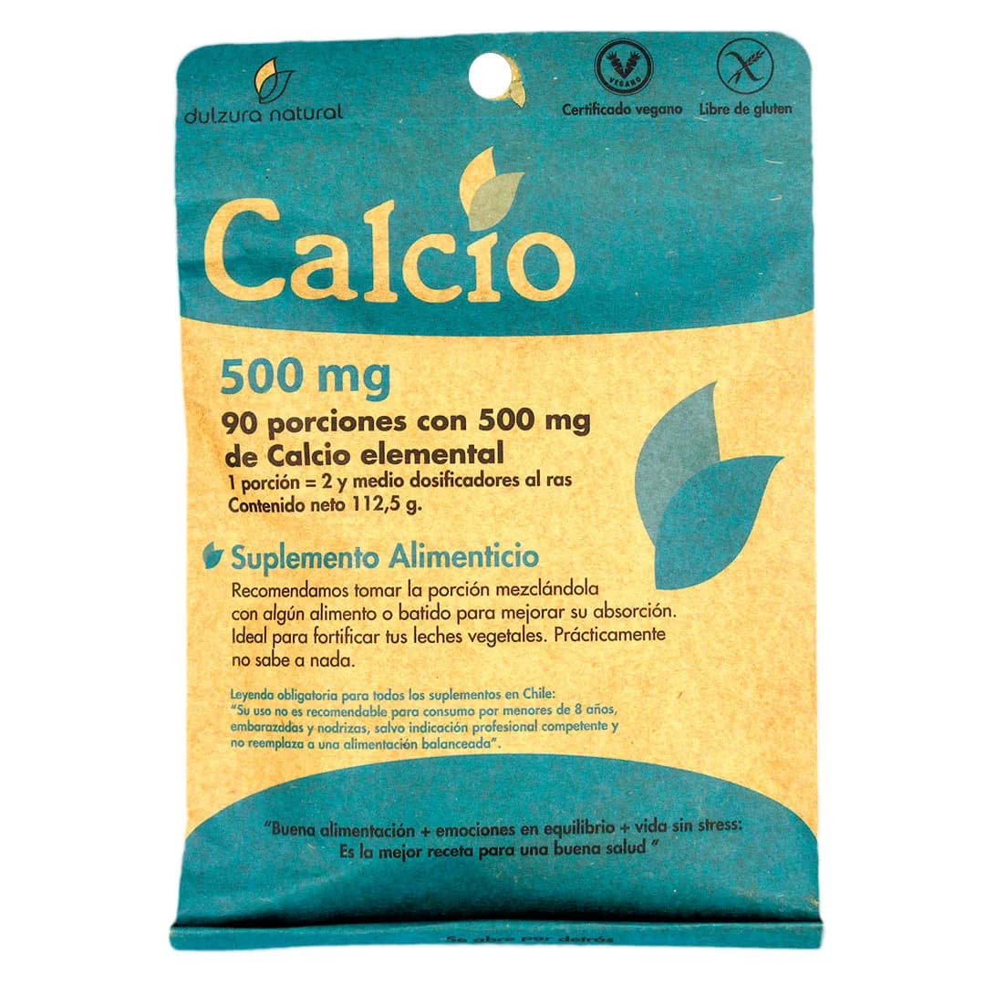 Calcio 90 porciones con 500 mg