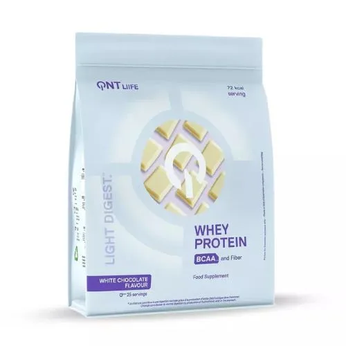 Whey Protein Light Digestive Sin Gluten Sabor Chocolate Blanco 500 Grs