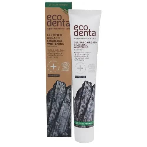 Crema Dental Blanqueadora con carbon Orgánica Vegana 75ml
