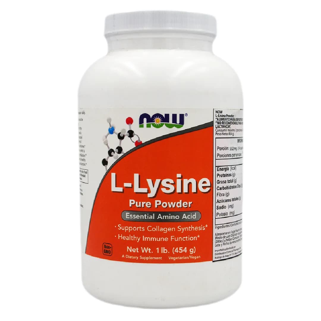 L-Lisina 100% puro 454 grs