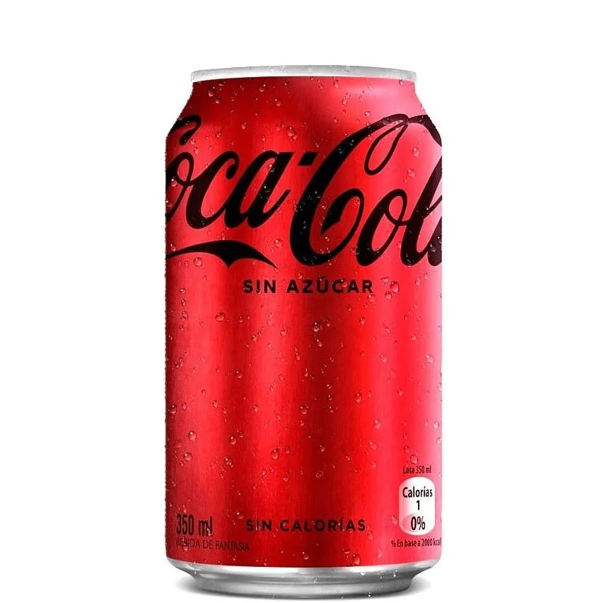Coca-Cola Zero, Sin Azúcar, Lata 350 Ml