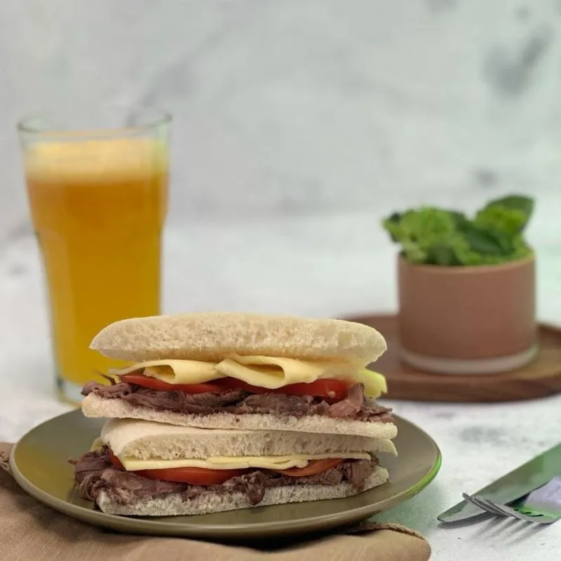 Ciabatta Mechada Queso Mozarella, 210 g