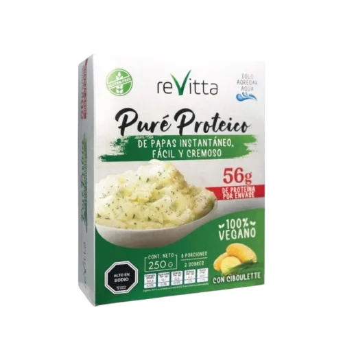 Puré Proteico Vegano con Ciboulette 250 gr