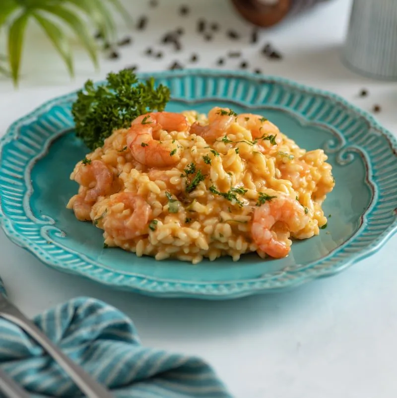 Rissotto de Camarones