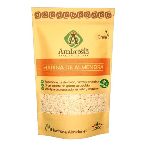 Harina de Almendra con piel S/Gluten 500 grs