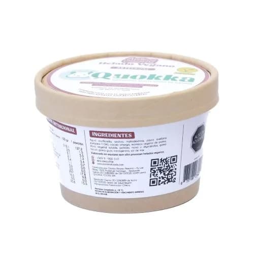 Helado vegano Artesanal Avellana Chocolate 240 gr