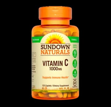 Vitamina C 1000 mg 300 tabletas Vegetales Sin Glúten