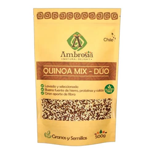 Quinoa Mix-Duo Blanca y Roja Libre de Gluten 500 grs
