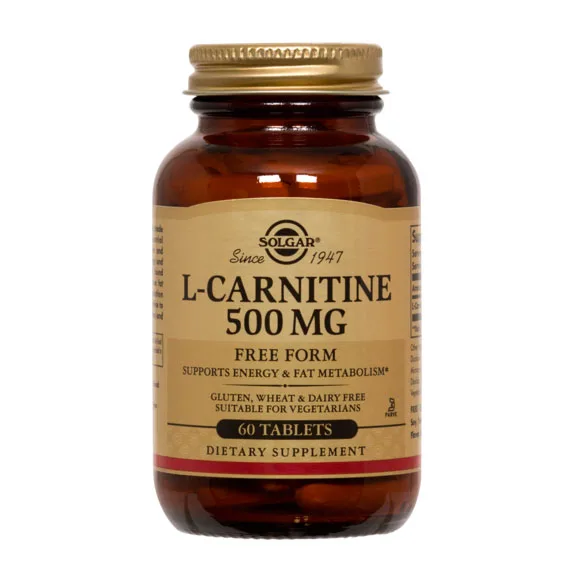 L- Carnitina 500 Mg Vegana 60 tabletas