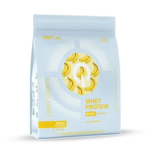 Whey Protein Light Digestive Sin Gluten Sabor Banana 500 Grs
