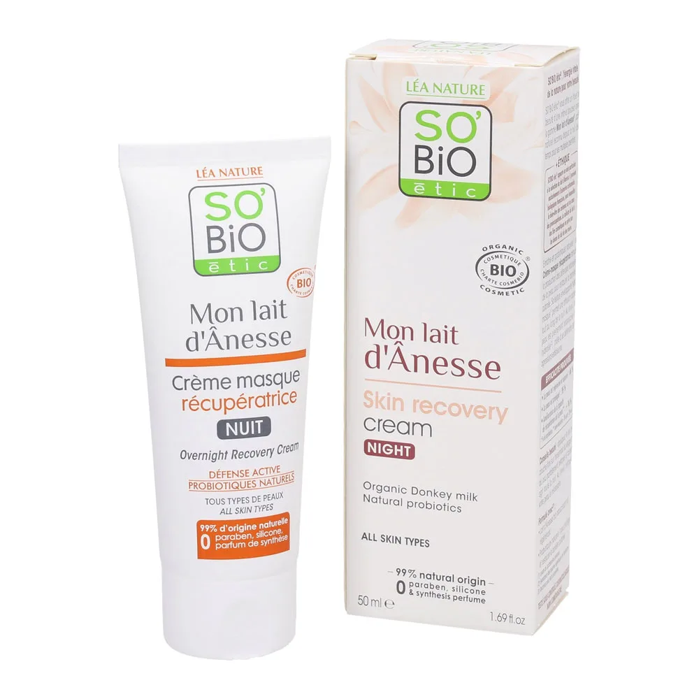 Crema Recuperativa de Noche Leche de Burra 50 ml