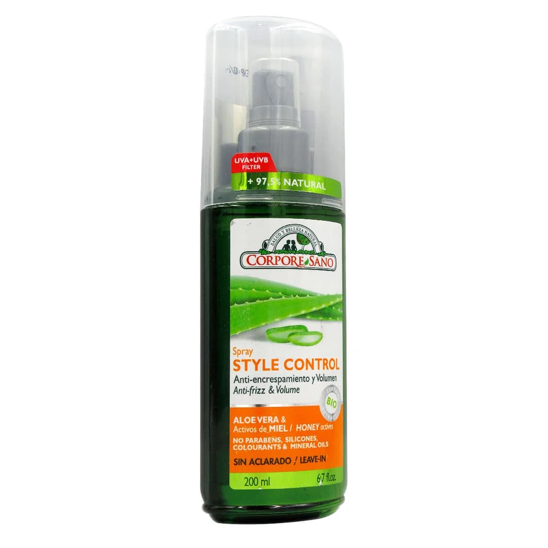 Spray Style Control Anti Frizz y Volume Aloea Vera y Miel 200 ml