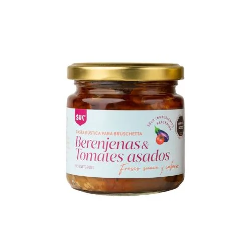 Pasta de Berenjenas y Tomates Asados 200 grs