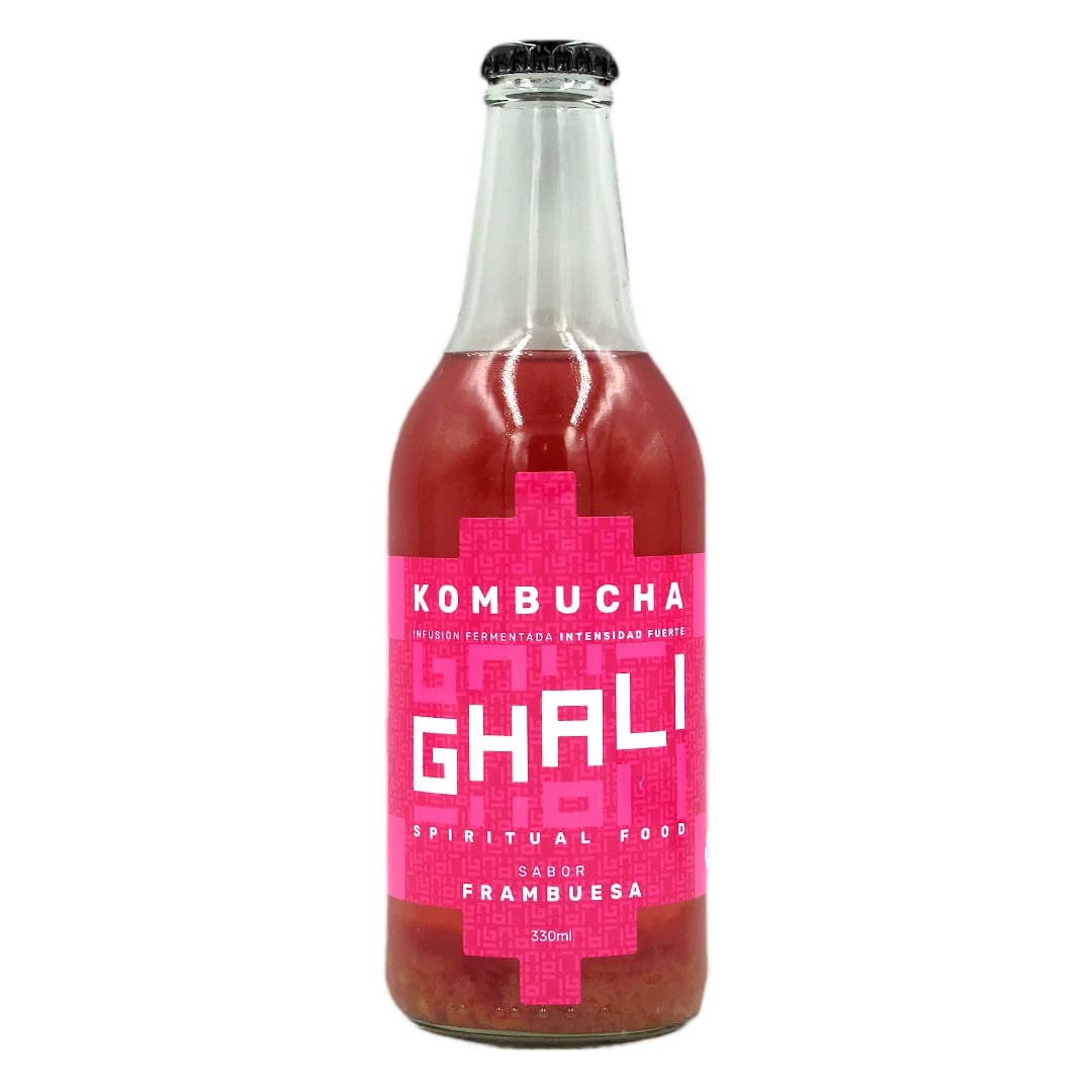 Kombucha Sabor Frambuesa 330 ml
