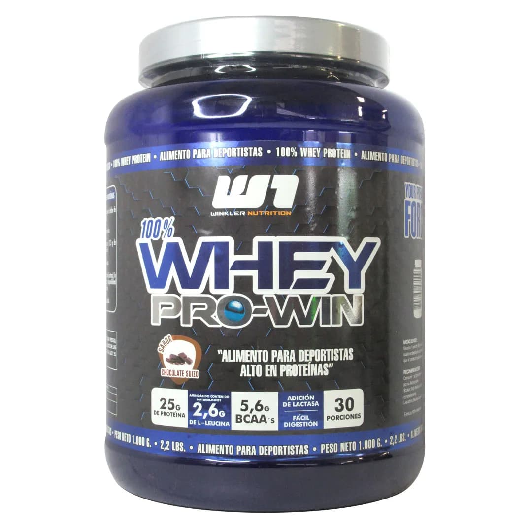 Whey Protein Pro-Win Sabor Chocolate Suizo 1 Kg