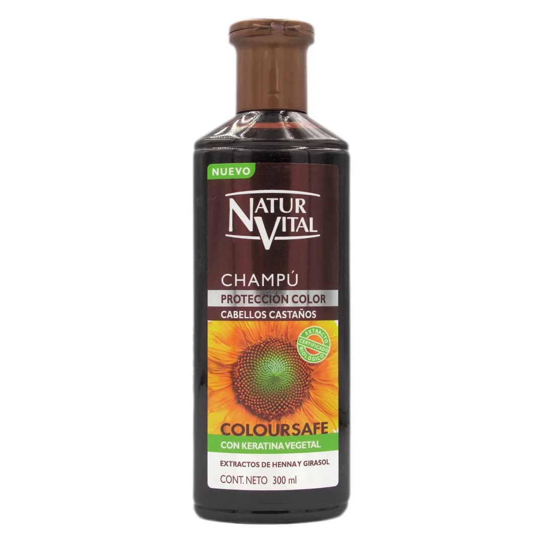 Shampoo Cabellos Castaños con keratina vegetal 300ml