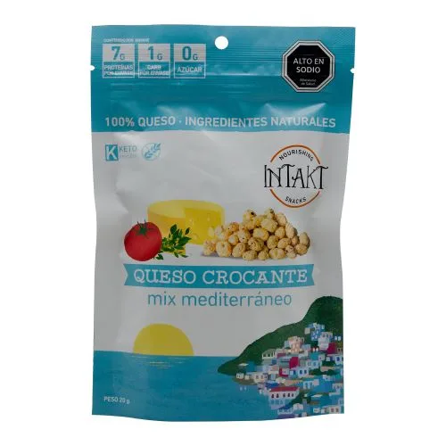 Snack Queso Crocante Mix Mediterraneo 20 grs