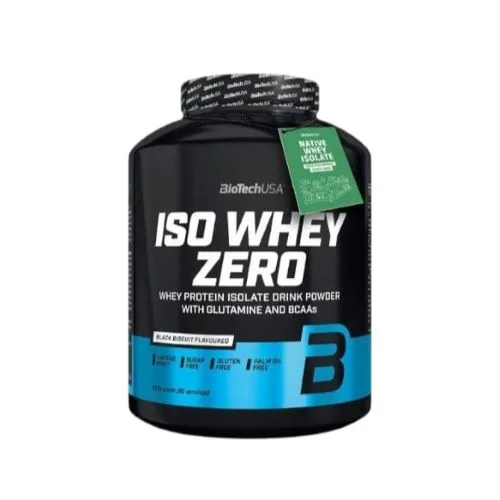 Proteína Iso Whey Zero Lactosa Sin Gluten Sabor Black Biscuit Flavoured 2270 grs