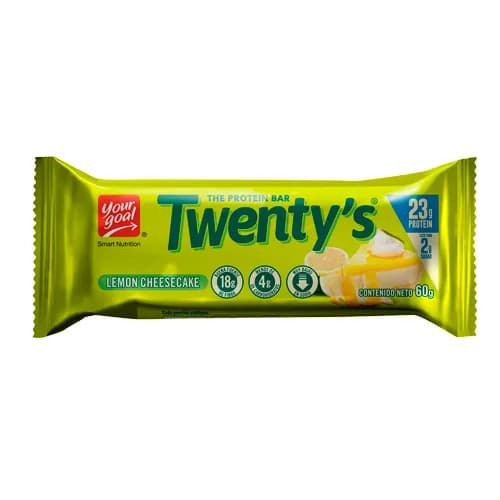 Barra de Proteína Twentys Cheesecake de Limón 60 grs