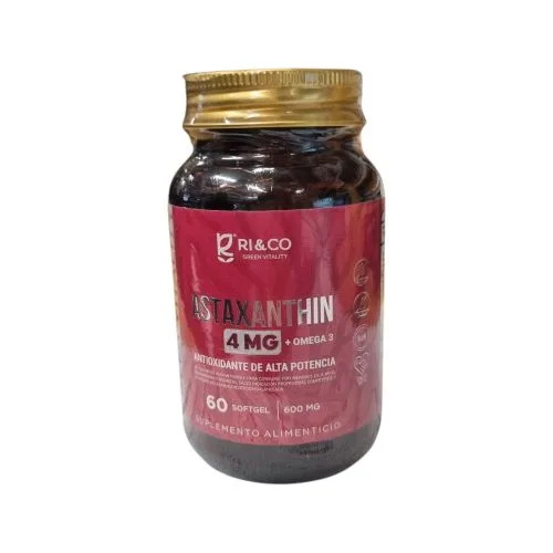 Astaxanthin 4 mg + Omega 3 60 Softgel 600mg